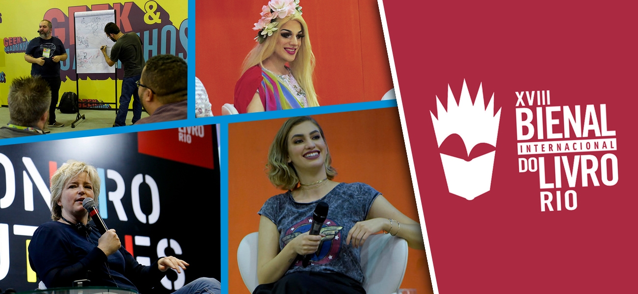 Combate às drogas, pós-verdade e diversidade sexual foram alguns dos temas debatidos hoje na Bienal do Livro Rio