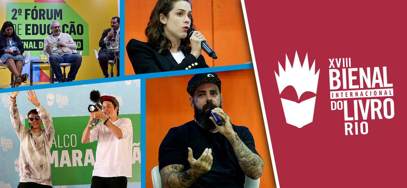 Direitos da mulher, militância e cenário político brasileiro marcaram debates na Arena #SemFiltro da Bienal do Livro nesta segunda-feira