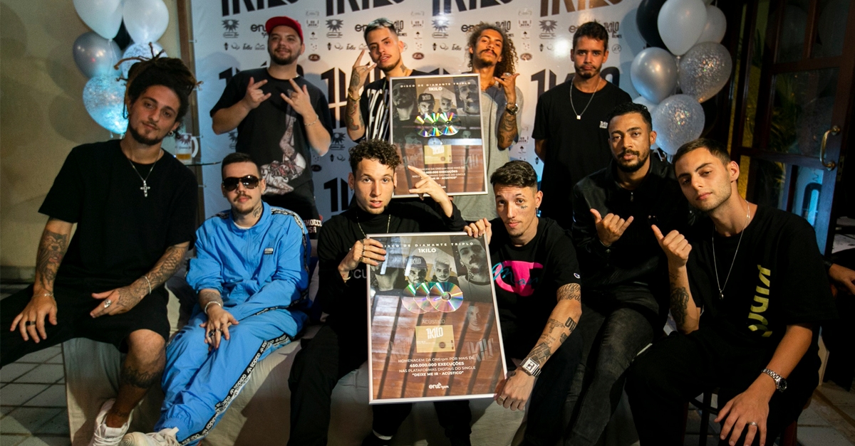 1Kilo recebe certificação máxima ao superar 450 milhões de plays em “Deixe-me Ir”