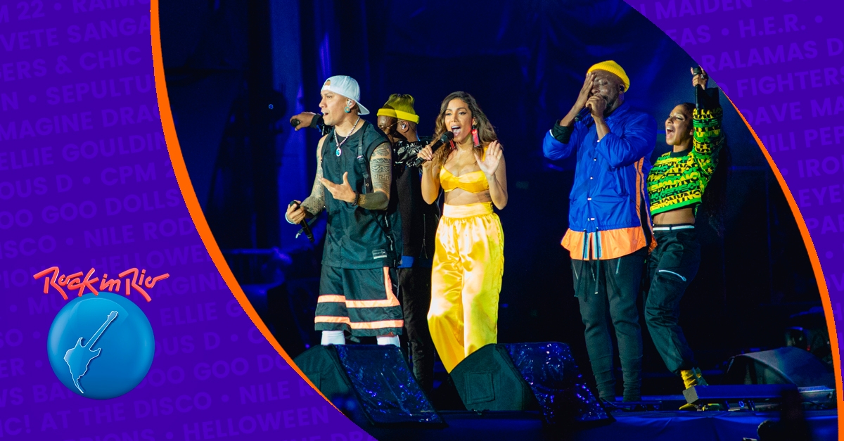 Rock In Rio | Black Eyed Peas entrega show com grandes sucessos e participação de Anitta