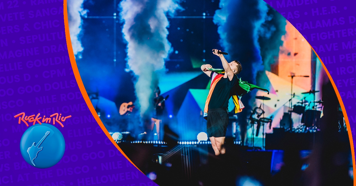 Rock In Rio | Imagine Dragons leva muita energia e mensagens positivas para o último dia de festival