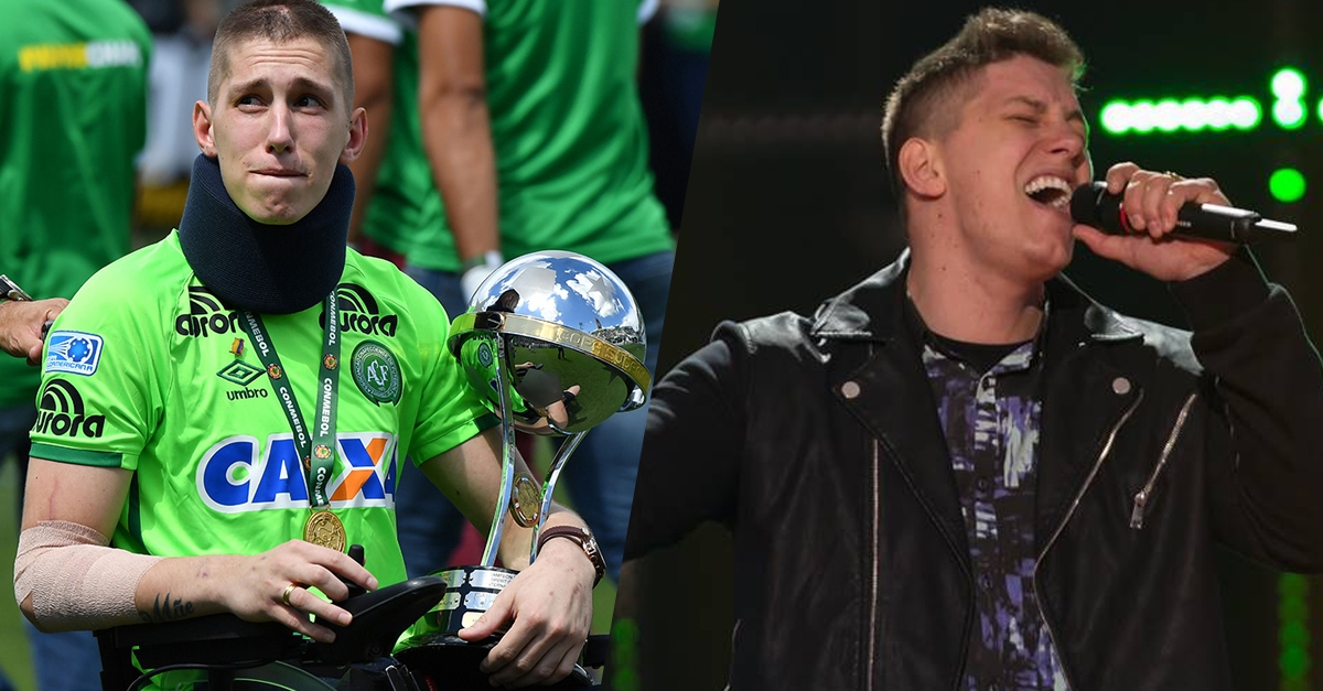 Após vitória no “Popstar” ex-goleiro do Chapecoense, Jakson Follmann recebe propostas para virar cantor