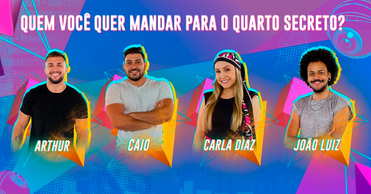 BBB21 | Caio, Carla, João e Arthur disputam o Paredão Falso; vote!