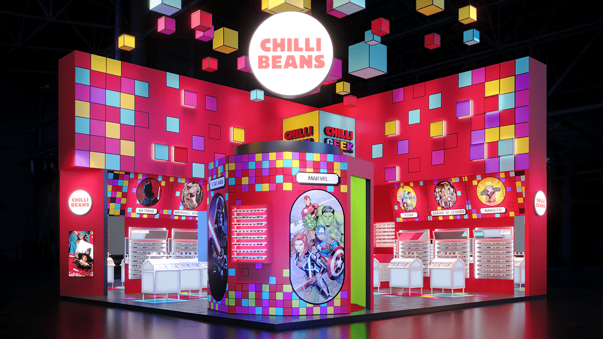 Chilli Beans leva produtos exclusivos e experiência imersiva para CCXP22