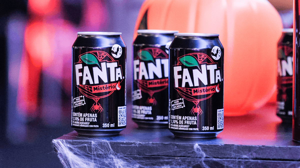 Fanta Mistério inova com lançamento de lata que muda de cor quando gela