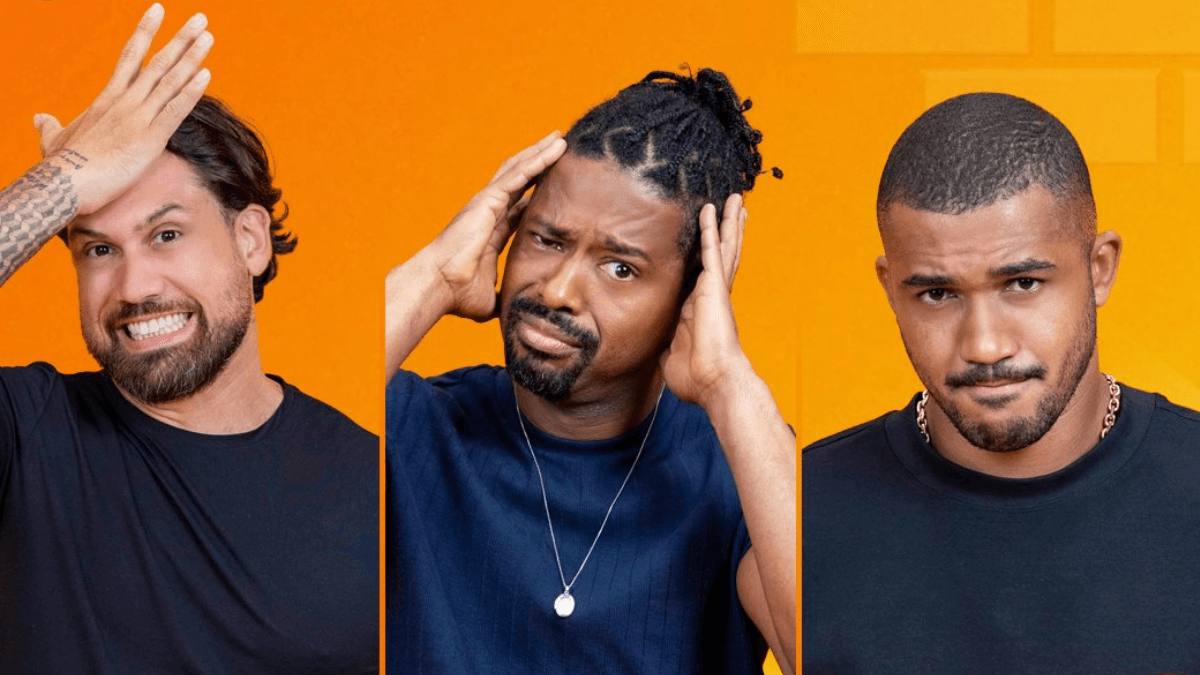 Leandro, Matheus e Brigido formam o segundo paredão do BBB26