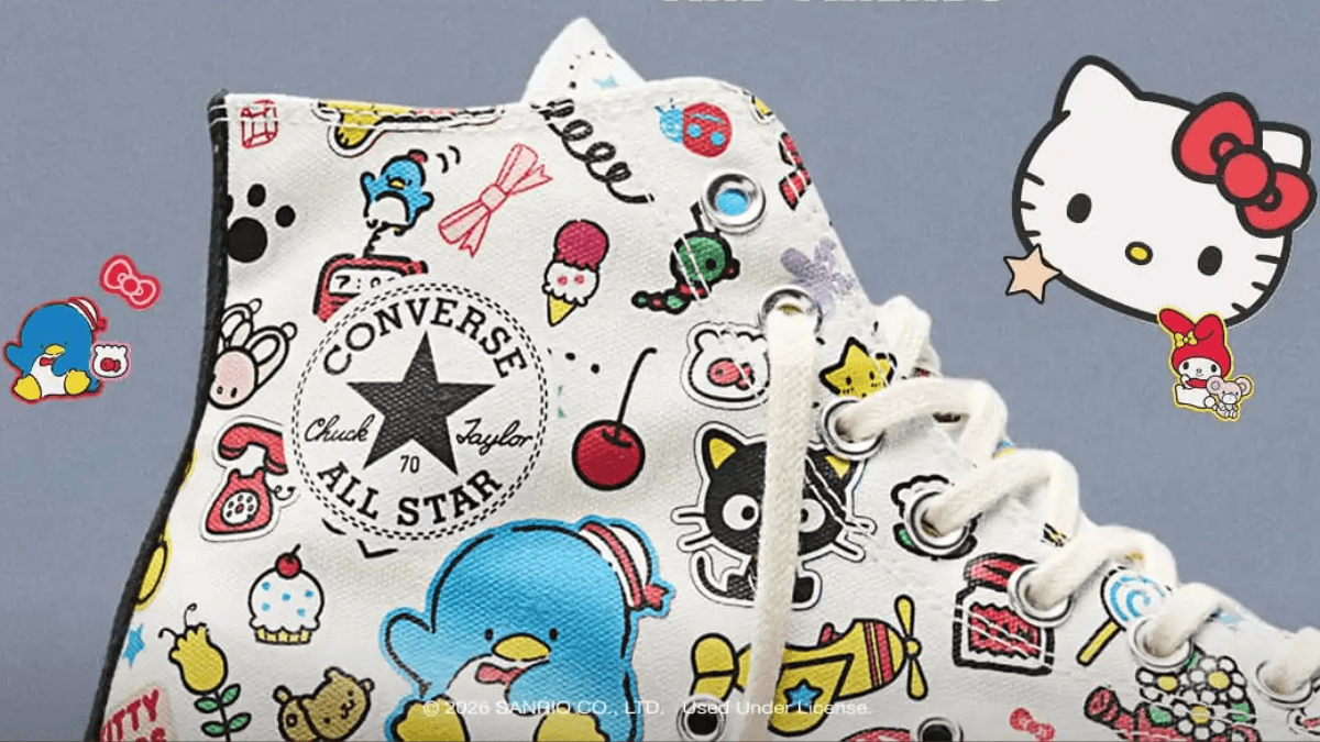 Converse x Hello Kitty And Friends: collab celebra amizade e nostalgia em edição limitada