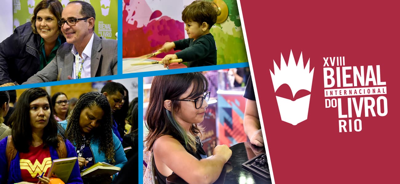 Primeiro dia da 18ª Bienal do Livro Rio reúne crianças e adultos no Riocentro