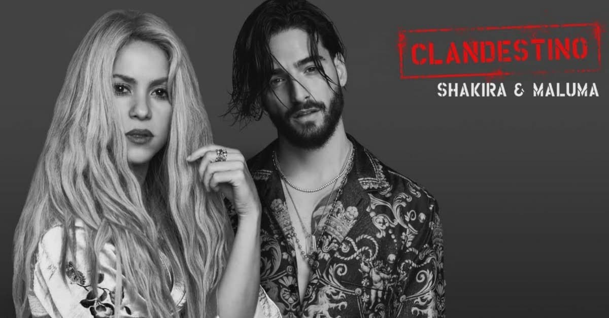 Shakira e Maluma lançam clipe de “Clandestino”