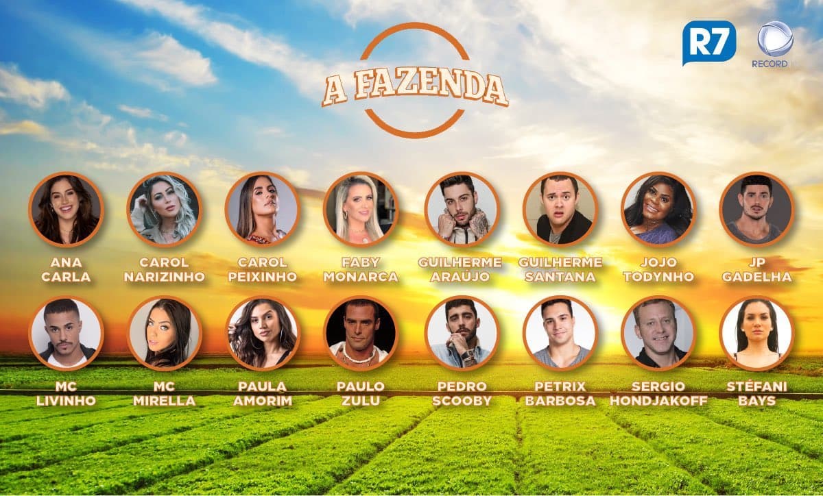 Supostos participantes da próxima edição de A Fazenda