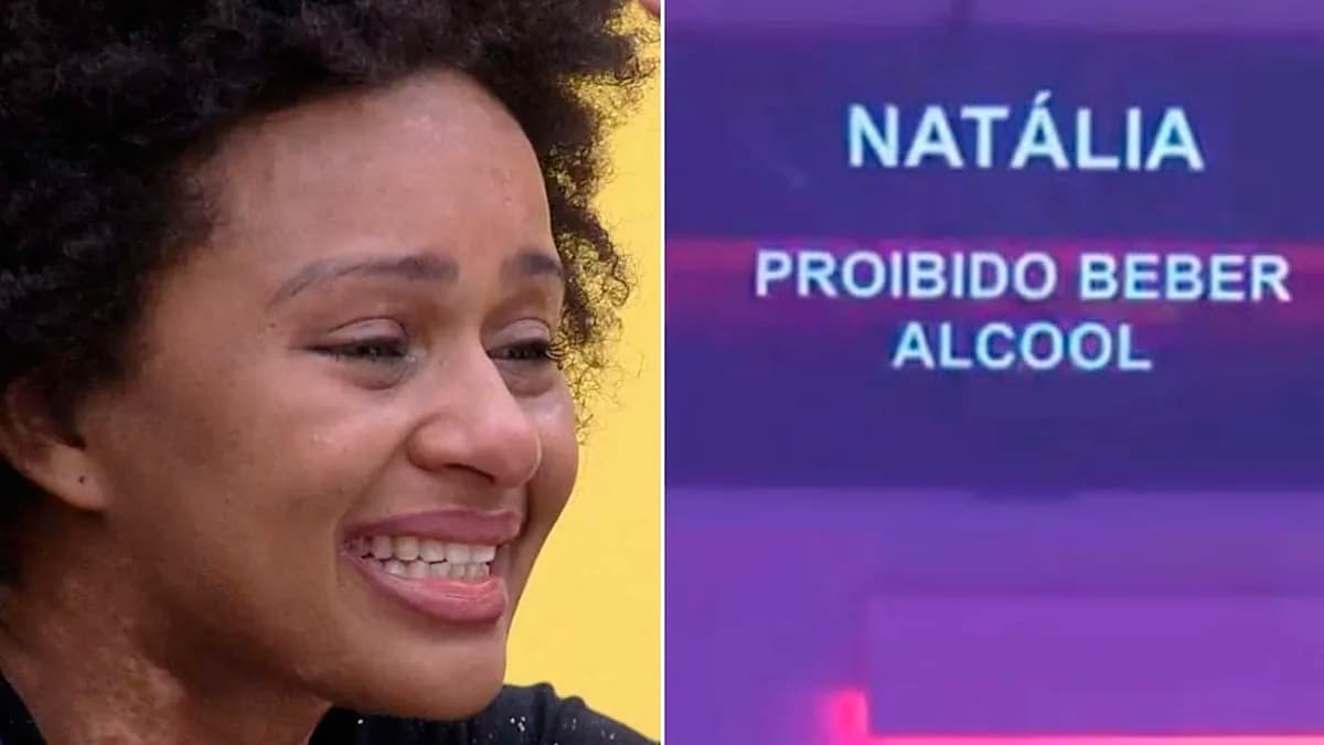 BBB22: produção proíbe Natália de beber após confusão
