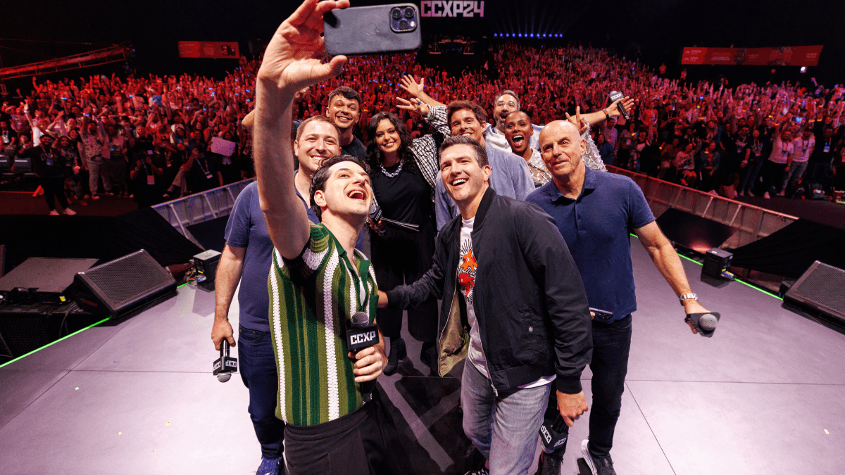 Ben Schwartz, James Marsden e Tika Sumpter participam de painel de “Sonic 3: O Filme” na CCXP24