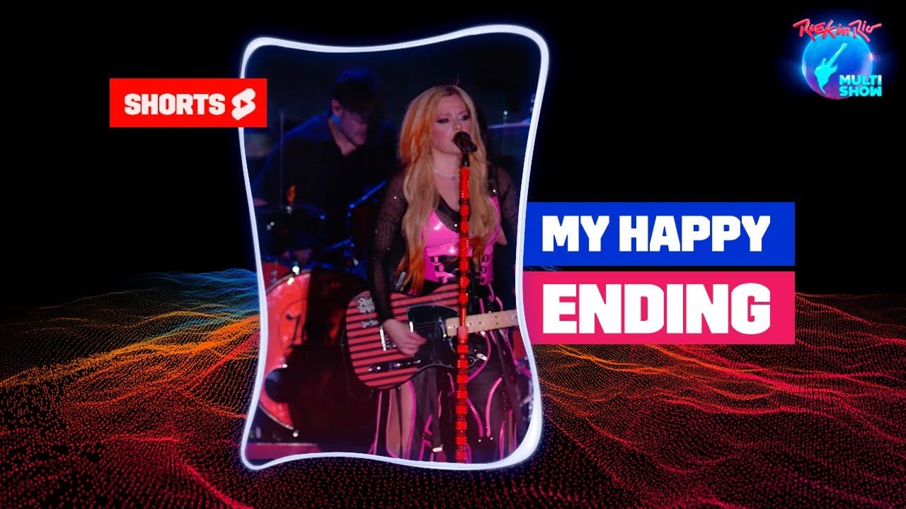 Avril Lavigne canta My Happy Ending, no Palco Sunset | Rock in Rio No Multishow | #Shorts