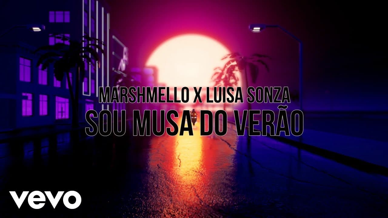 Marshmello, Luísa Sonza - Sou Musa do Verão (Visualizer)