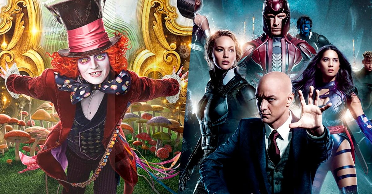 “Alice Através do Espelho” e “X-Men: Apocalipse” são atrações do Temperatura Máxima e Campeões de Bilheteria deste domingo