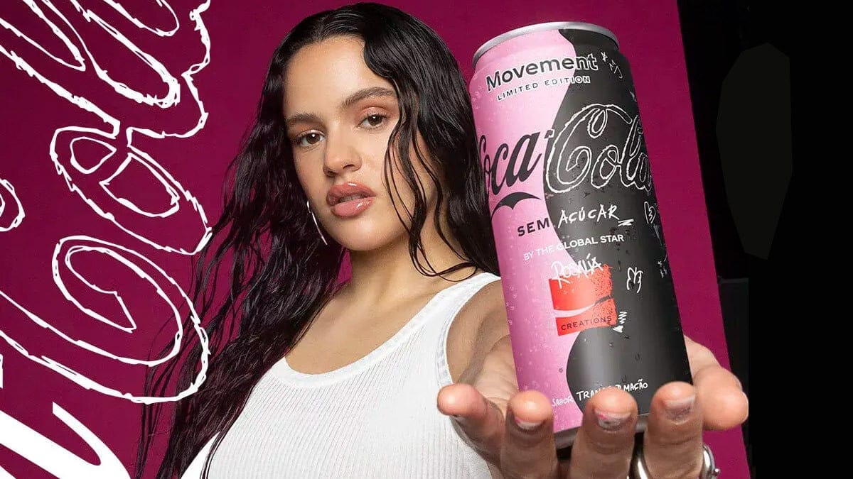 Coca-Cola lança sabor inédito em parceria com Rosalía