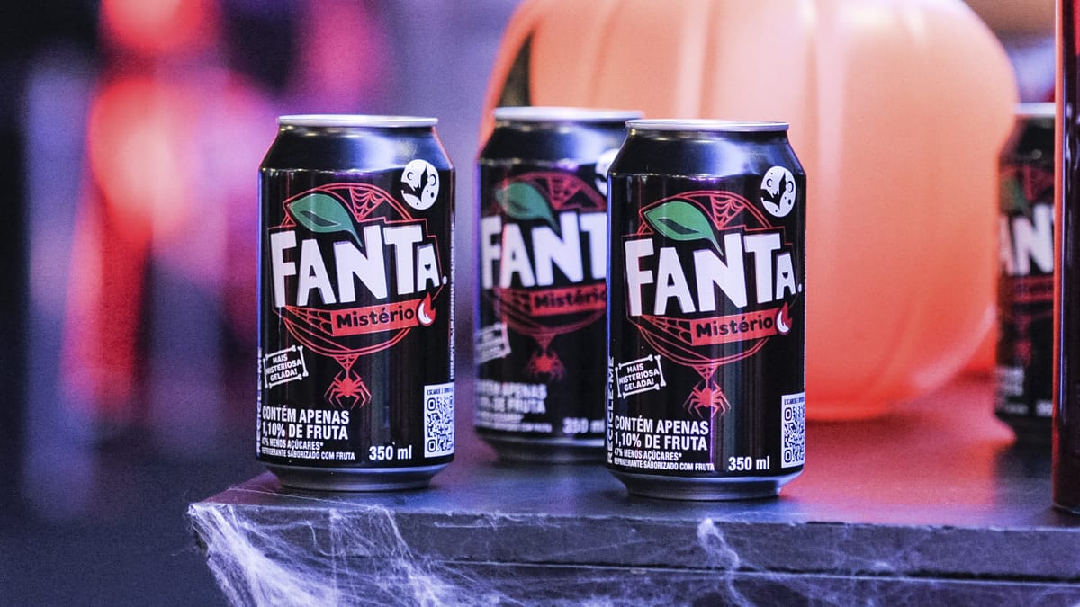 Fanta Mistério inova com lançamento de lata que muda de cor quando gela