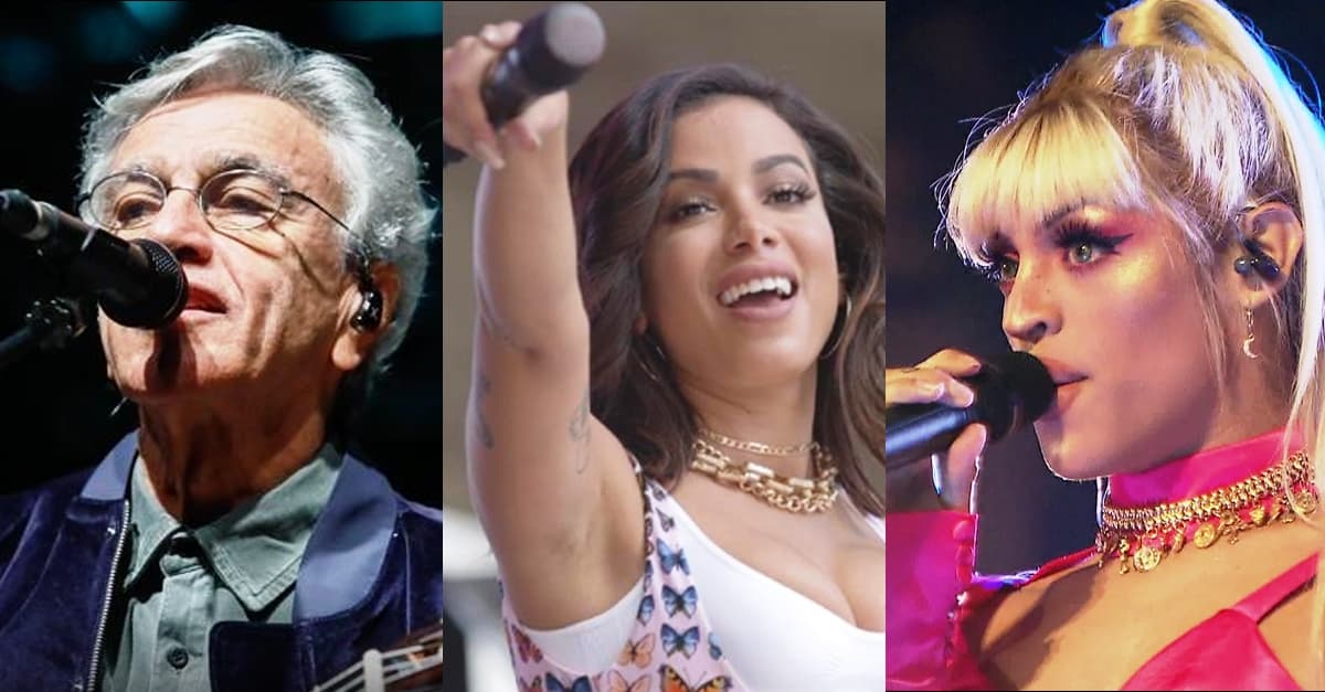 Caetano Veloso, Anitta e Pabllo Vittar se apresentaram na Virada Cultural de SP com recorde de público segundo Prefeitura