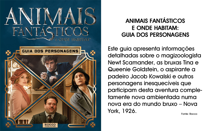 Animais Fantásticos e Onde Habitam Novos guias serão lançados Poltrona Vip